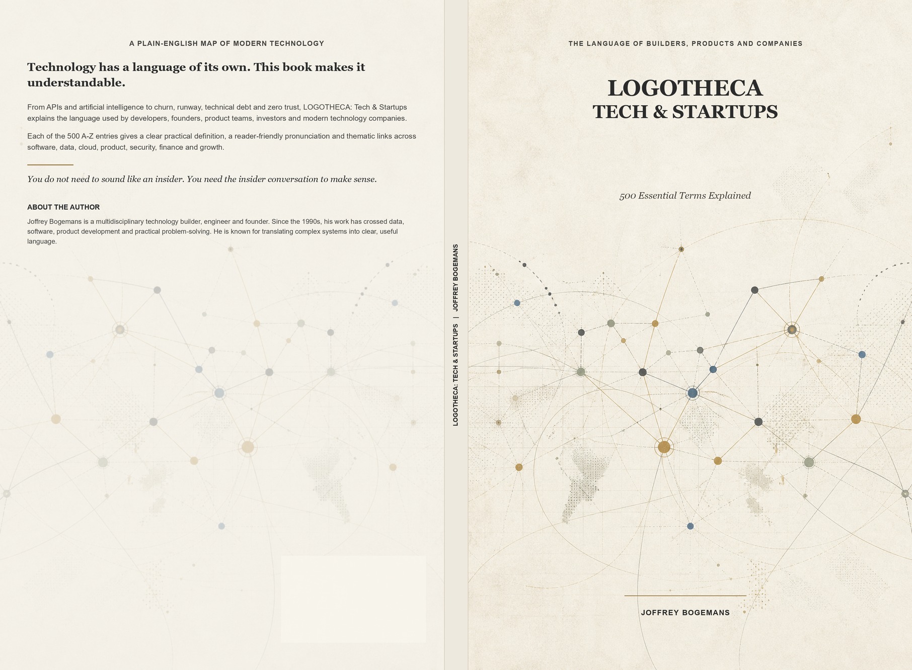 Paperback full-wrap preview for LOGOTHECA: Tech & Startups